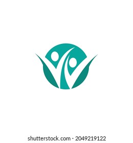 Design des Gemeinschaftszeichens, des Netzes und des sozialen Logos