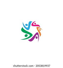 Community, network and social logo design
