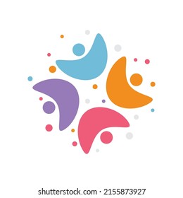Community, network and social logo design