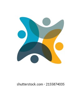Community, network and social logo design