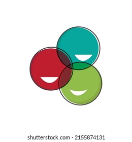 Community, network and social logo design