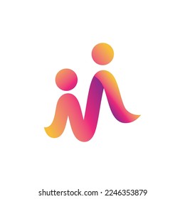 Community, network and social logo design