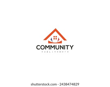 Community, network and social logo design