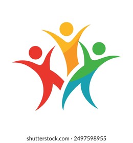 Community non profit abstract logo.