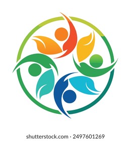 Community non profit abstract logo.