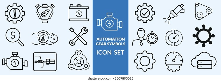 Community and Nonprofit icons set with Community, Volunteer, Giving, Charity, Nonprofit organization ,Donation, Fundraising, Philanthropy, Helping hand, Support icon. Simple line vector
