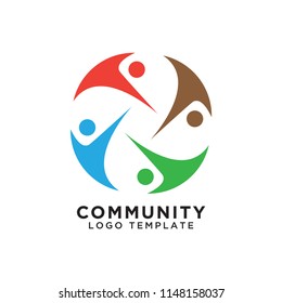 Community Organization Logo Design Template Vector Stock Vector ...