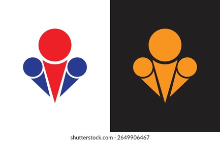 Community organization logo icon. Great logo icon for, office, industry, social media, entertainment and web.