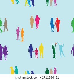 Community Pattern on illustration graphic vector