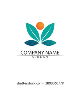 Community people care logo and company symbols template vector
