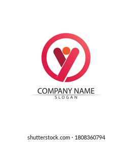 Community people care logo and company symbols template vector
