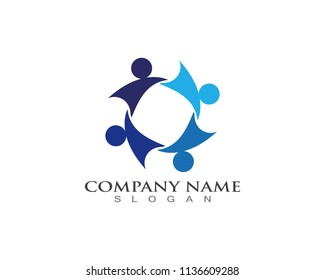 Community people care logo and symbols template