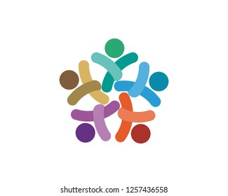 Community people care logo and symbols template
