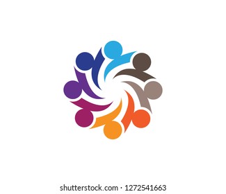 Community people care logo and symbols template
