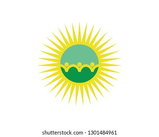 Community people care logo and symbols template

