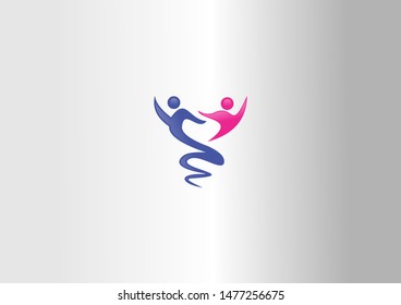 Community people care logo and symbols template