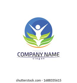 Community people care logo and symbols template
