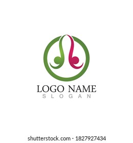 Community people care logo and symbols template