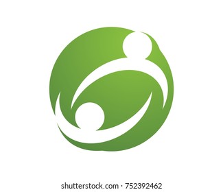 Community people care logo and symbols template
