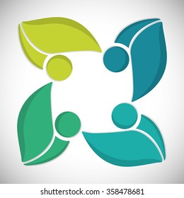 Community people graphic