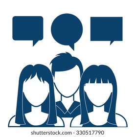 Community and people graphic design, vector illustration.