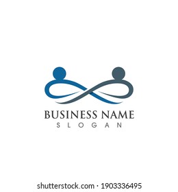 Community people group logo  social icons