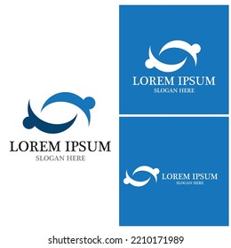 Community People Health Family Logo Vector Template
