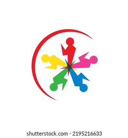 Community-Leute-Symbol für Vektordesign-Webvorlage