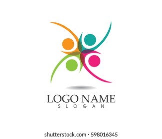 Community People Logo Stock Vector (Royalty Free) 598016345 | Shutterstock