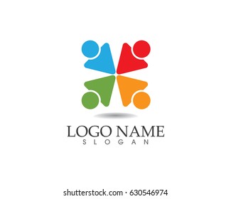 Community  people  logo 