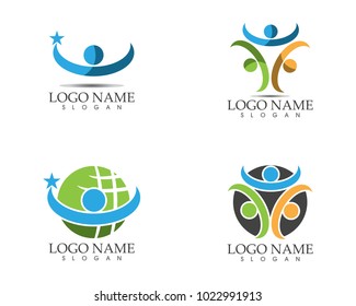 Community people logo design