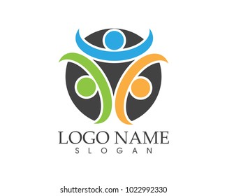 Community people logo design