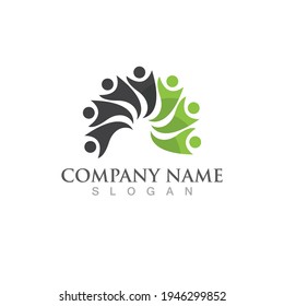 Logo-Design-Vorlage für Community People