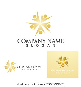 Community people logo network and social