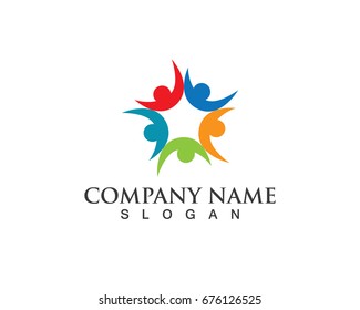 Community people logo and symbols