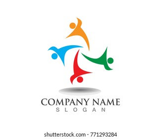 Community People Logos Stock Vector (Royalty Free) 771293284 | Shutterstock