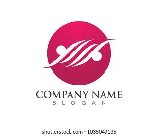 Community people logos and template symbols vectors