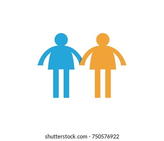 Community people logos vector