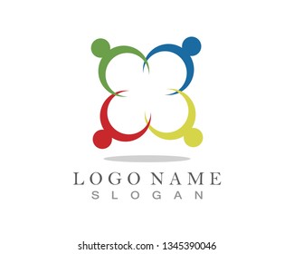 Community people sport logo