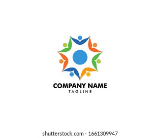 Community People Vector Logo Design Elements