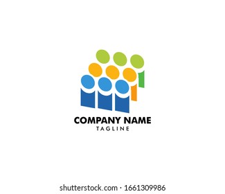 Community People Vector Logo Design Elements