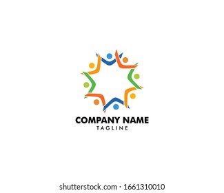 Community People Vector Logo Design Elements