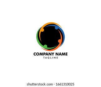 Community People Vector Logo Design Elements