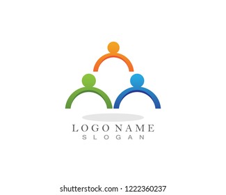 Community People Work Logo Vector