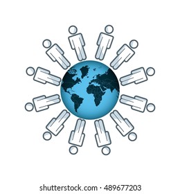 community people of the world vector illustration design