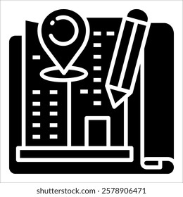 Community Planning Icon Element For Design