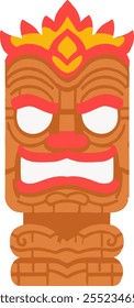 Community Polynesia Mask Totem Carving