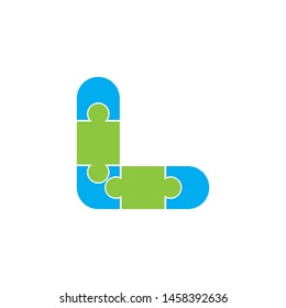 Community puzzle Logo template vector