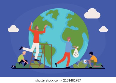 concepto de servicio comunitario y apoyo