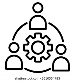 Community Simple Icon Vector Illustration Concept